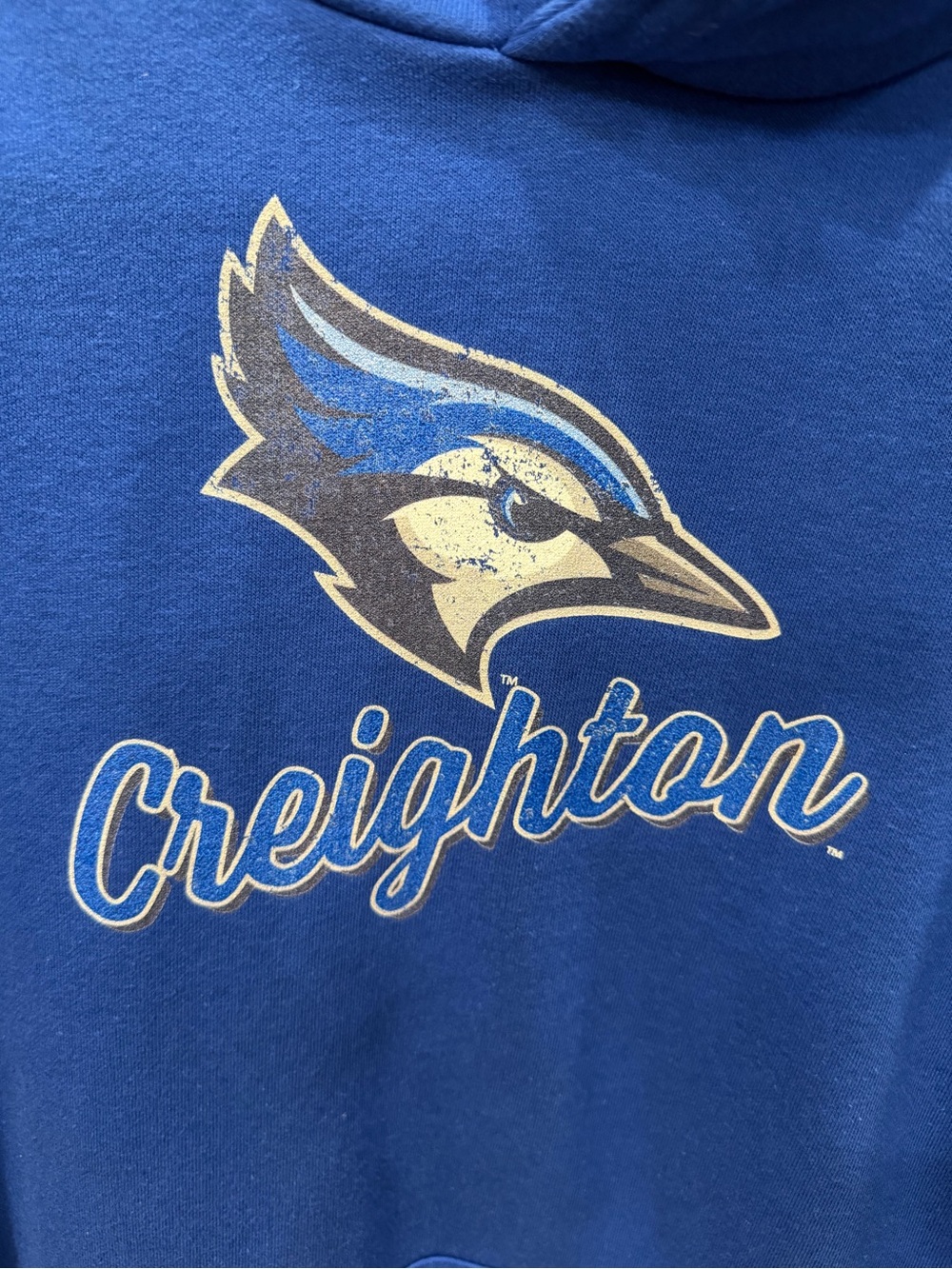 Fanatics Creighton Blue Men's Graphic Hoodie NWT Size M